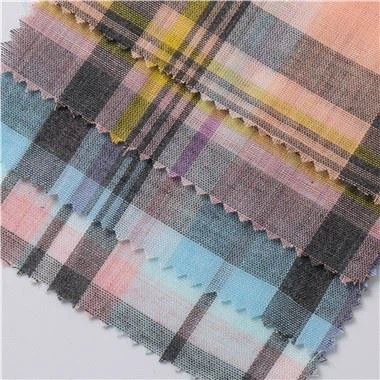 Tissu teint en fil Poly Blend